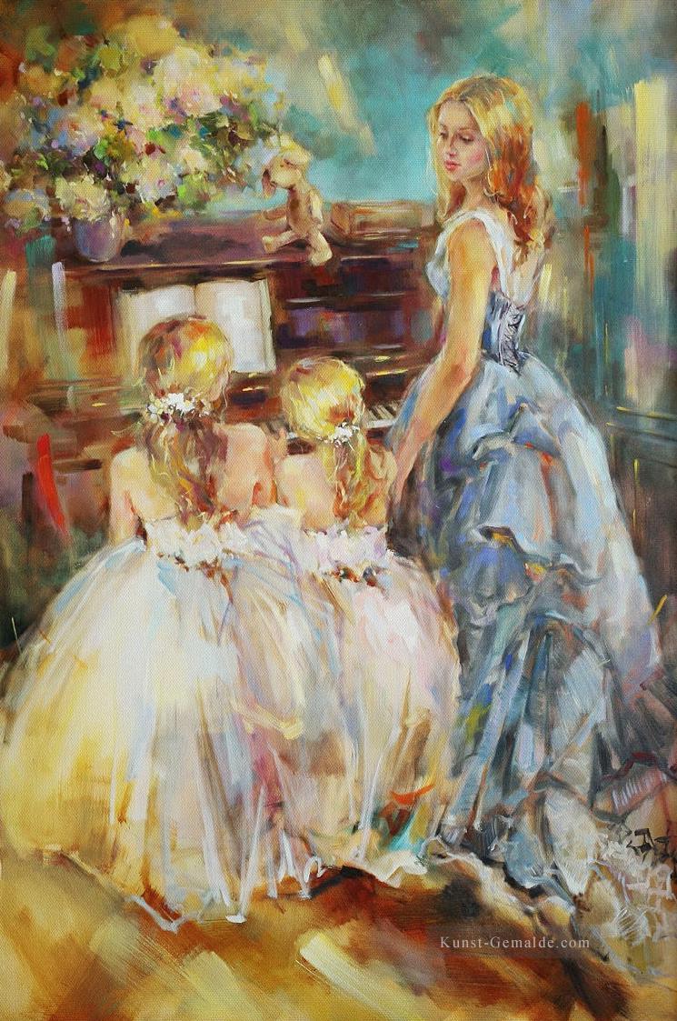 Schöne Mädchen Tänzer AR 11 Impressionist Ölgemälde